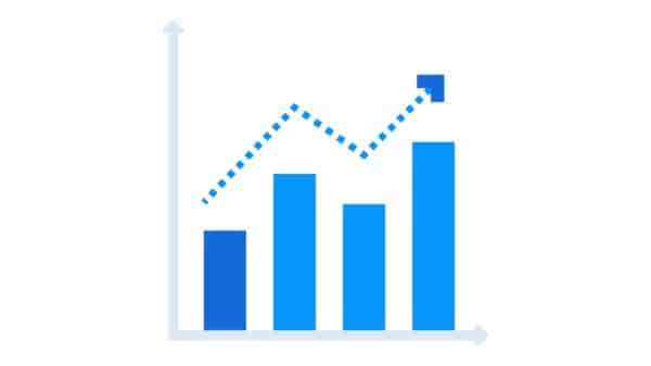 Grafico in crescita